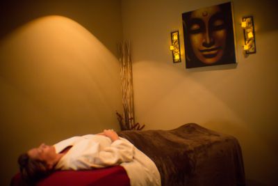 a client enjoying a massage st petersburg fl